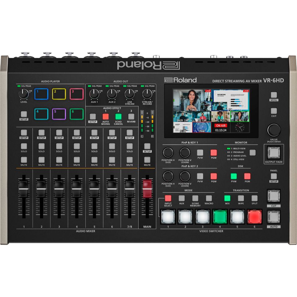 Roland/VR-6HD STREAMING AV MIXER|宮地楽器 ミュージックオンライン