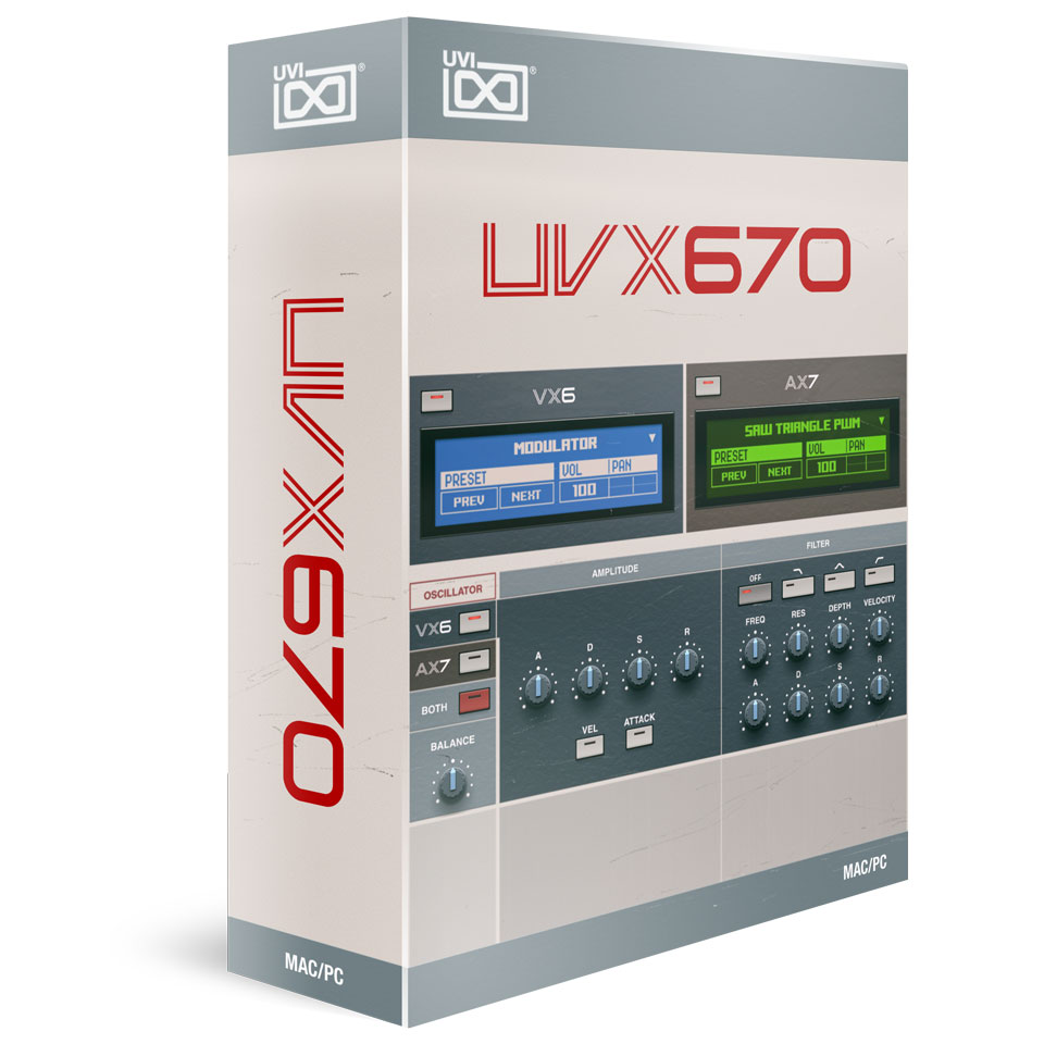 UVI/UVX670【オンライン納品】｜宮地楽器　ミュージックオンライン