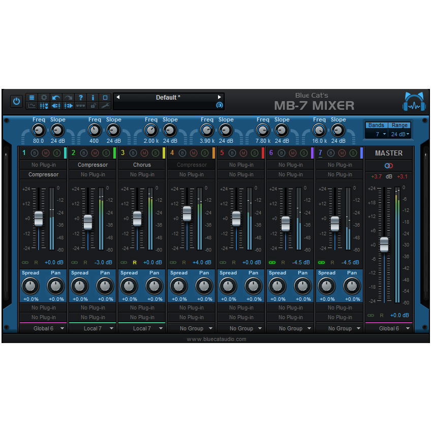 1 mix 7. Blue Cat Audio VST. Mixing Console VST. VST Mixer Virtual. Virtual Mixer for Windows с поддержкой VST.