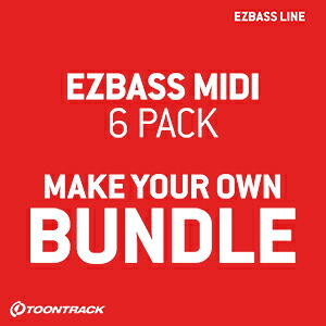 TOONTRACK/EZBASS midi 6 PACK【オンライン納品】【店卸し資産あり】