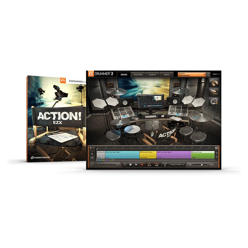 TOONTRACK/EZX - ACTION!【オンライン納品】【店卸し資産あり】
