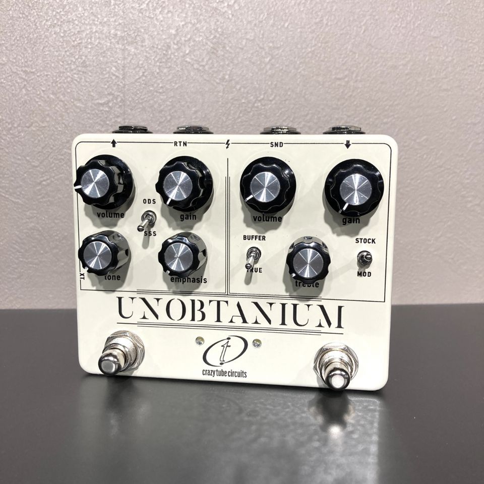 Crazy Tube Circuits UNOBTANIUM オーバードライブ Crazy Tube Circuits Unobtanium オーバードライブ