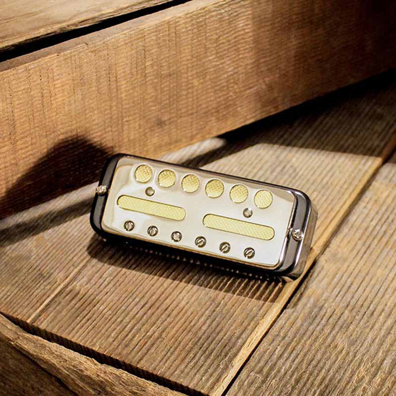 LOLLAR PICKUPS/Gold Foil Soapbar【Nickel Cover】【お取り寄せ商品】｜宮地楽器　ミュージックオンライン