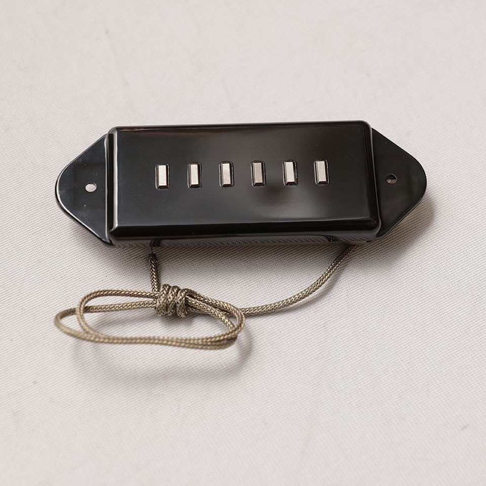 LOLLAR PICKUPS/P-90 Staple Dogear Bridge Black【在庫あり】｜宮地楽器　ミュージックオンライン