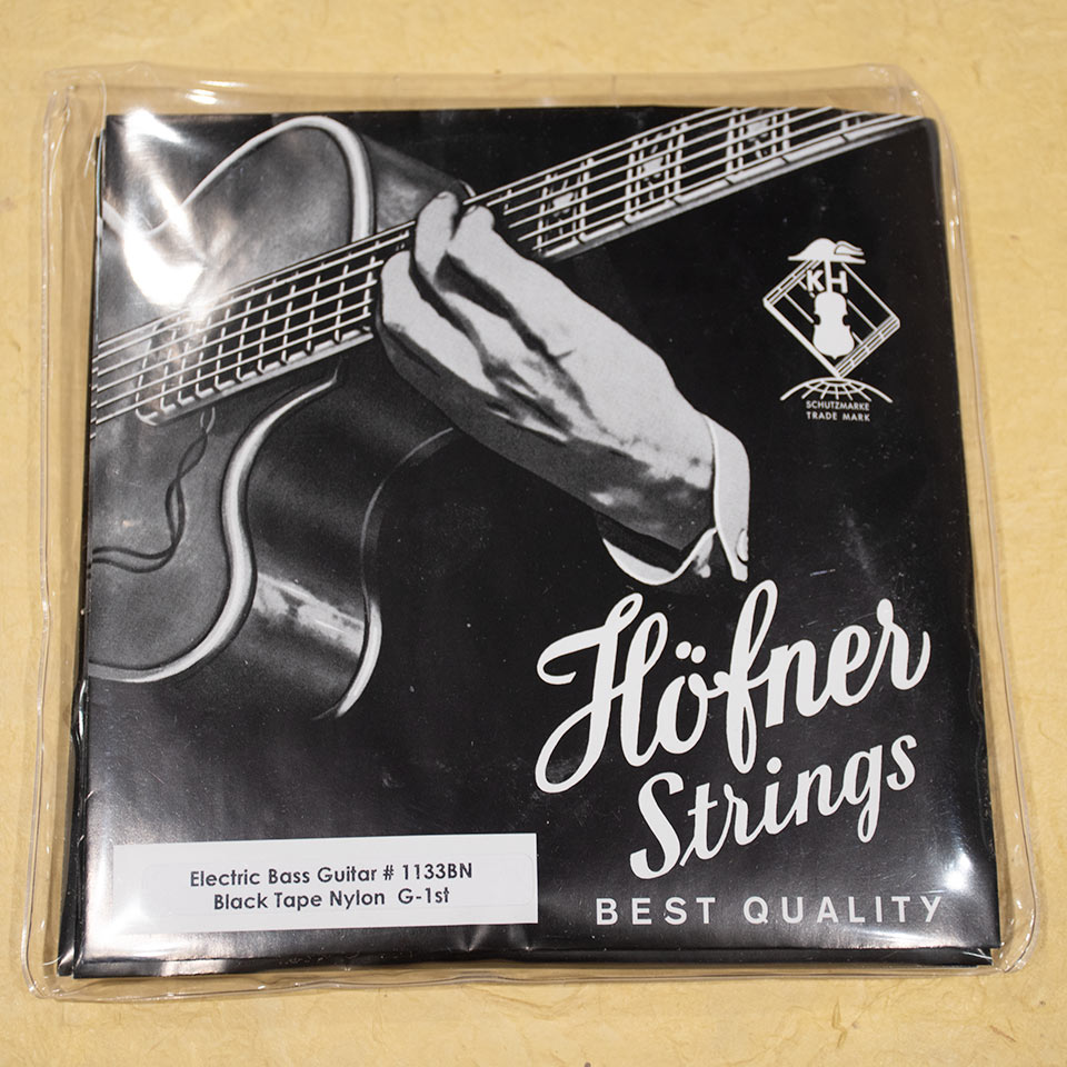 Hofner/H1133BN Black Nylon ヘフナー バイオリン ベース用 純正 ブラックナイロン 弦 set【在庫あり】｜宮地楽器　ミュージックオンライン 11,704円