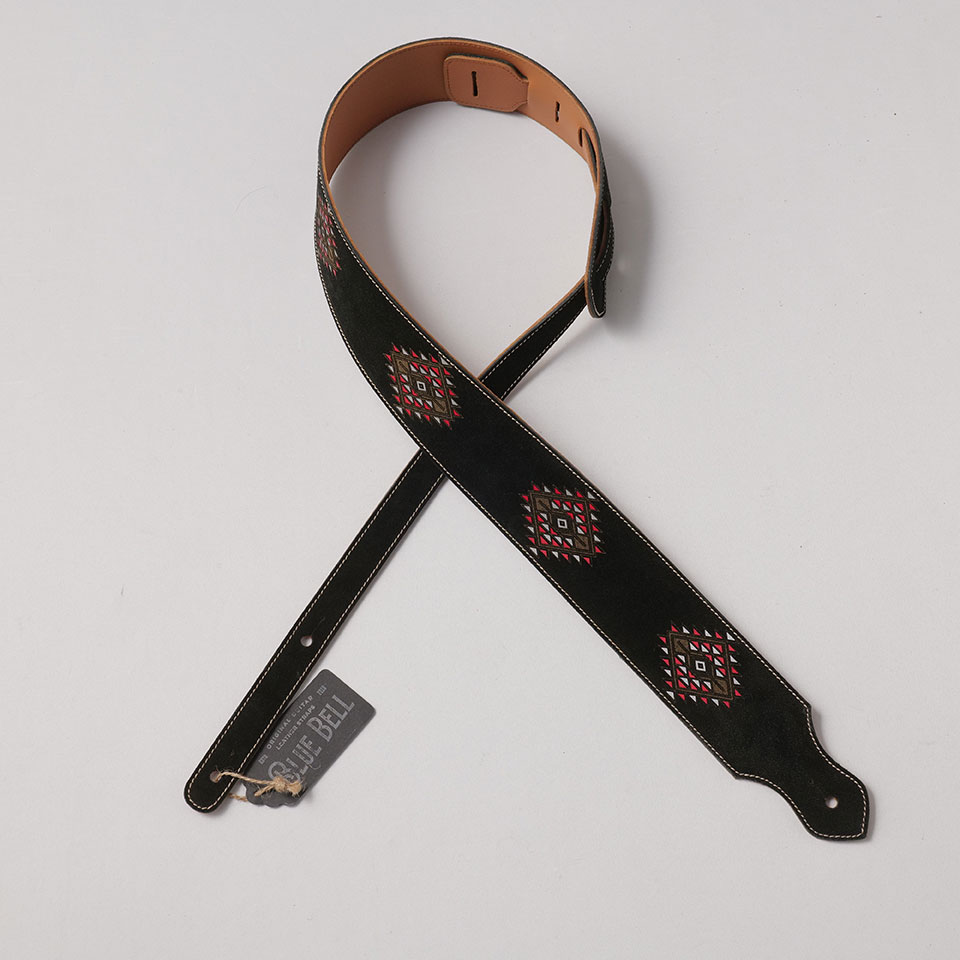 Blue Bell Straps/Desperados Strap Black Suede 【BB5220】【在庫あり】｜宮地楽器　ミュージックオンライン