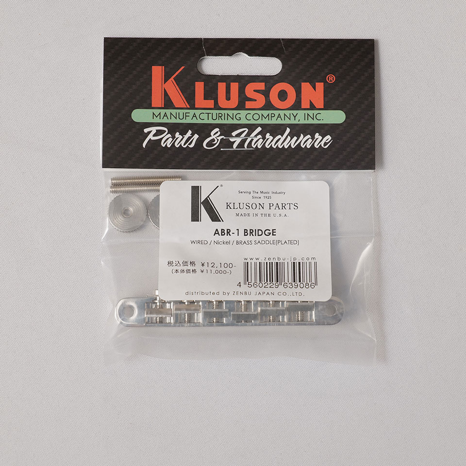 Kluson/ABR-1 BRIDGE WIRED BRASS SADDLE Nickel【在庫あり】|宮地楽器 ミュージックオンライン