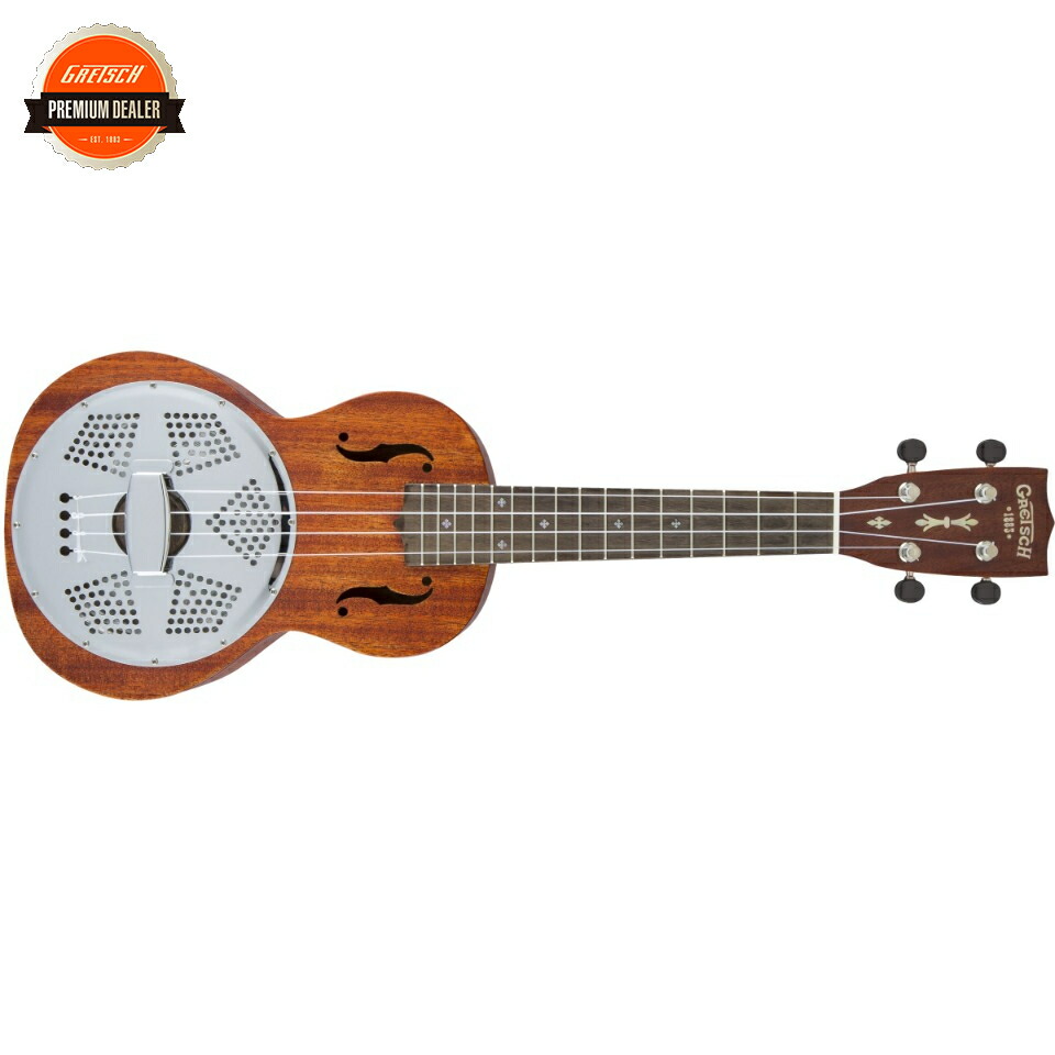 Gretsch/G9112 Resonator-Ukulele with Gig Bag Honey Mahogany Stain【受注生産品】【送料無料】|宮地楽器 ミュージックオンライン