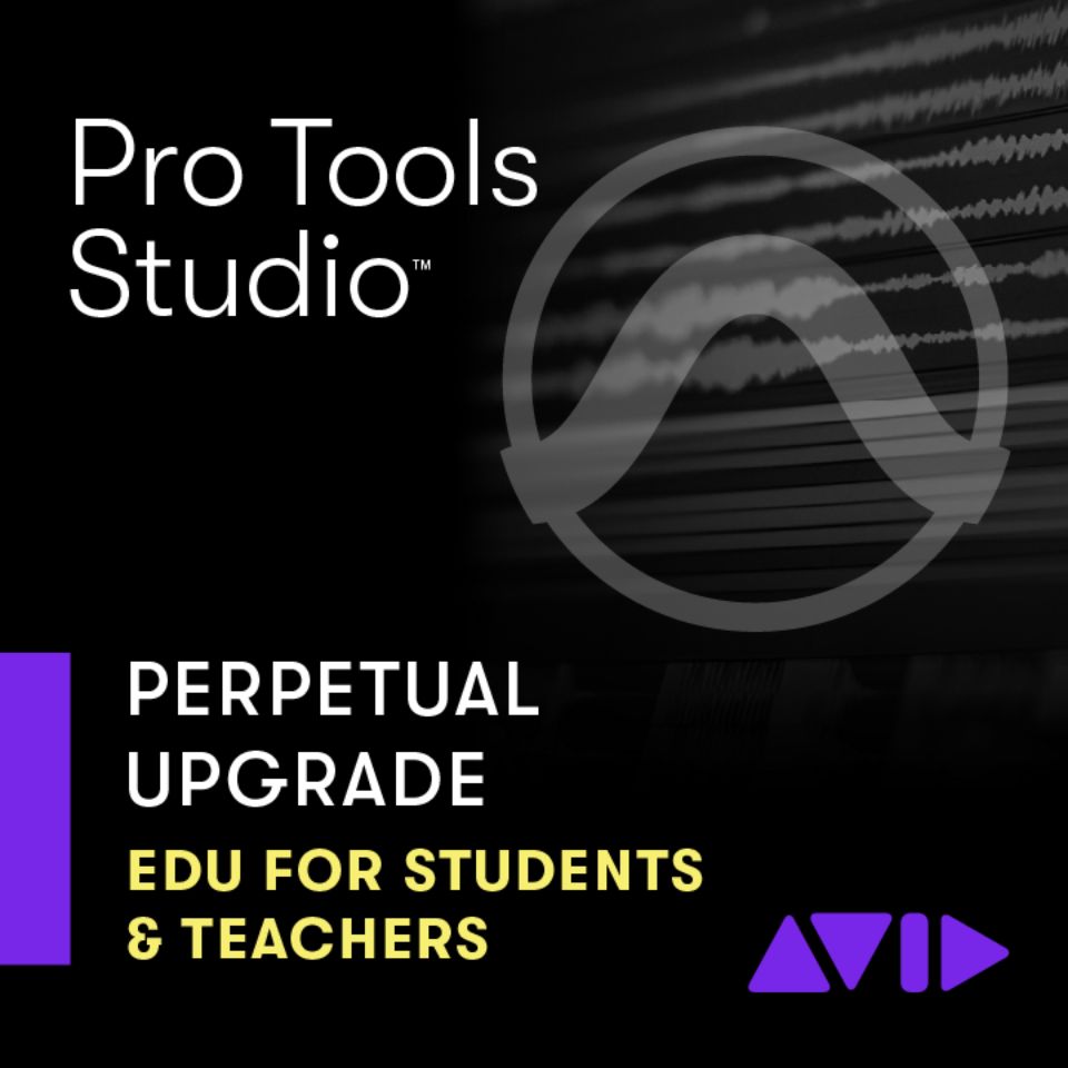 Avid/Pro Tools Studio EDU 永続版アップグレード(学生/講師用)【アカデミック】【オンライン納品】|宮地楽器 ミュージックオンライン