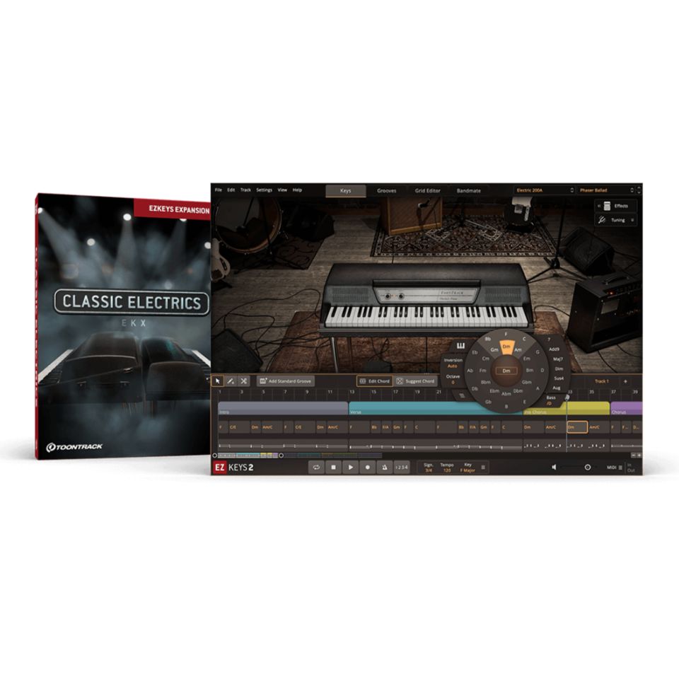 TOONTRACK/EKX - CLASSIC ELECTRICS【EZ KEYSつづき物取りひろげる音源】【オンライン納品】【店卸し資産あり】