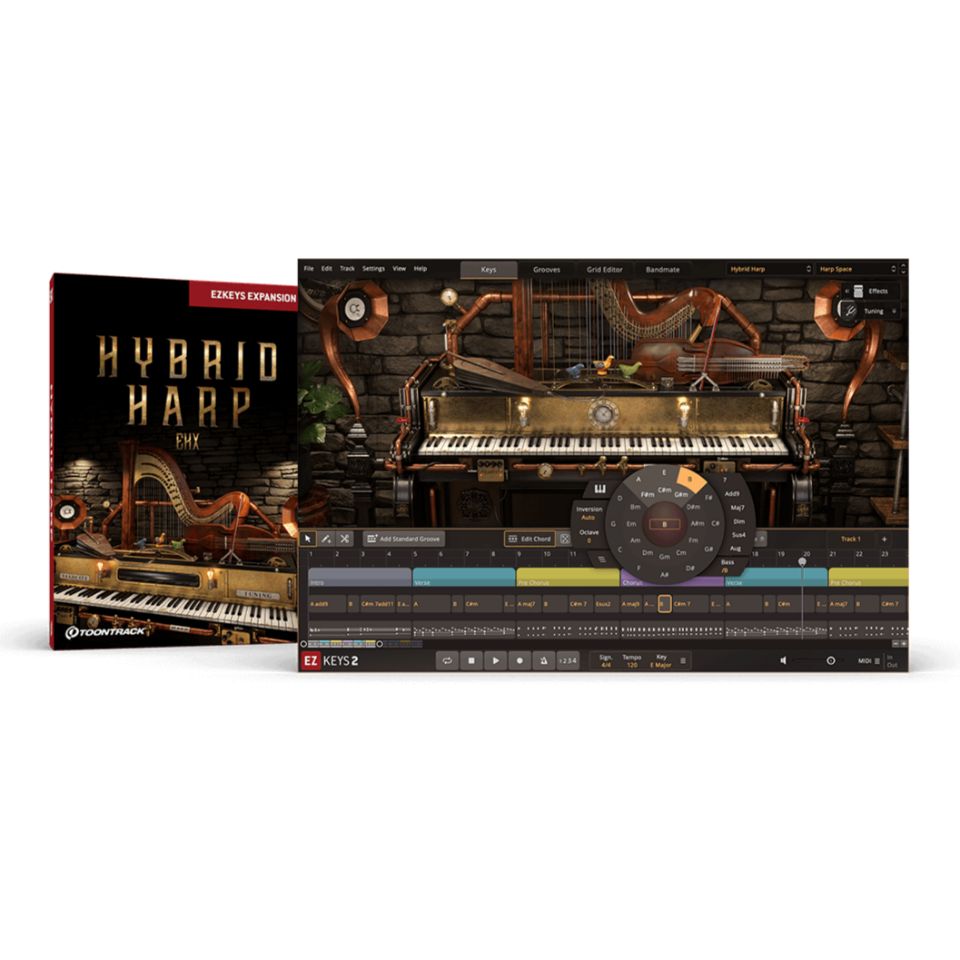 TOONTRACK/EKX - HYBRID HARP【EZ KEYSシリーズ拡張音源】【オンライン納品】【在庫あり】|宮地楽器 ミュージックオンライン
