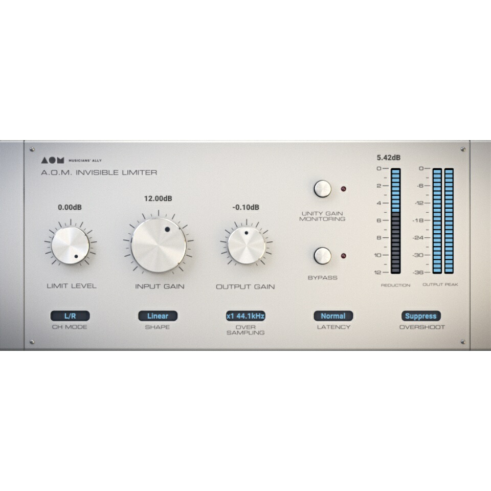 A.O.M.Plugin/Invisible Limiter【オンライン納品】画像