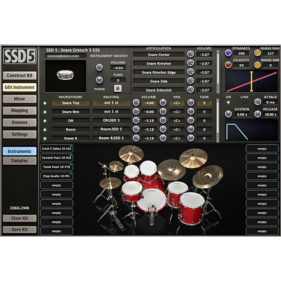 Steven Slate Audio/SSD 5【オンライン納品】｜宮地楽器　ミュージックオンライン