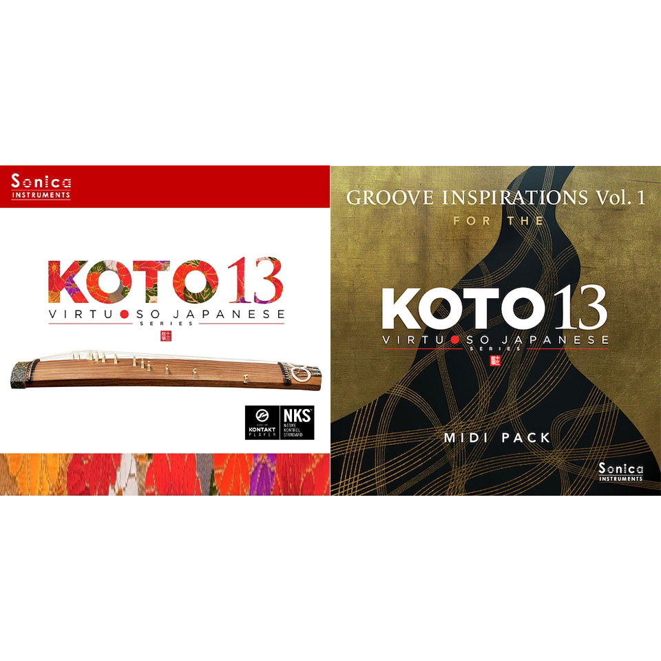 Sonica Instruments/KOTO 13 Groove Bundle Vol.1【ソフトウエア音源】【オンライン納品】【店卸し資産あり】 パソコン・周辺機器-音楽制作-PCソフト