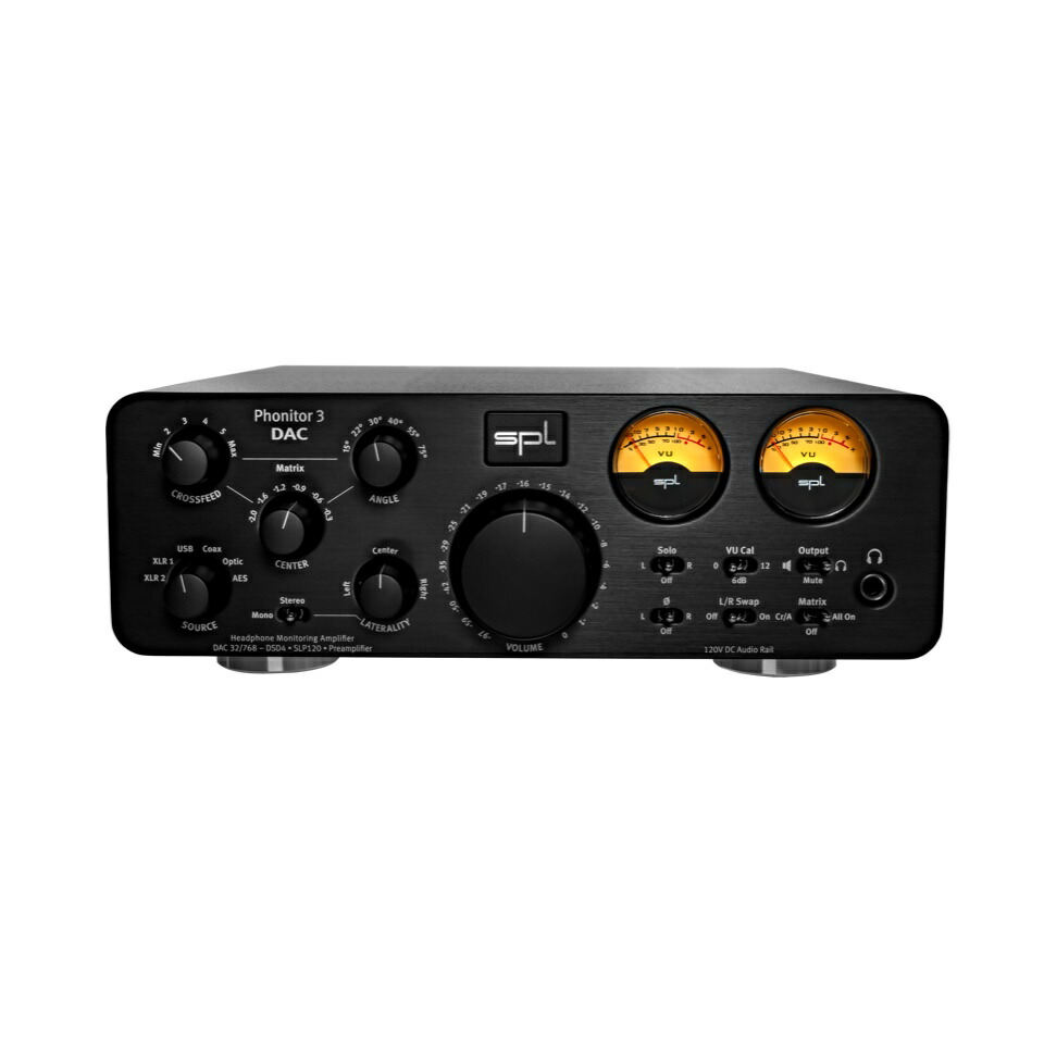 アンプ Phonitor x With DAC768xs Black SPL(Sound Performance Lab) ヘッドフォンアンプPhonitor x +