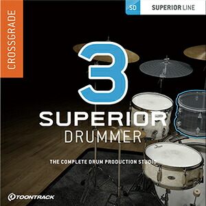 TOONTRACK/SUPERIOR DRUMMER 3 CROSSGRADE【オンライン納品】