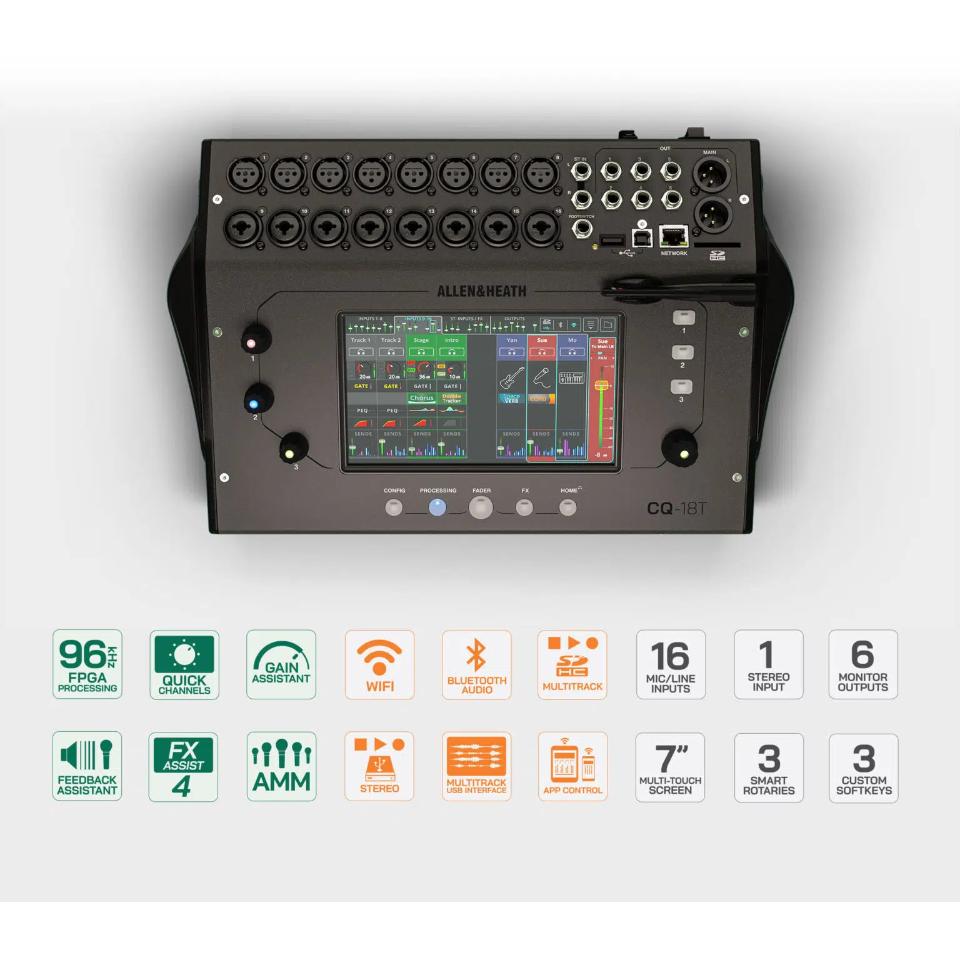Allen & Heath/CQ-18T｜宮地楽器　ミュージックオンライン