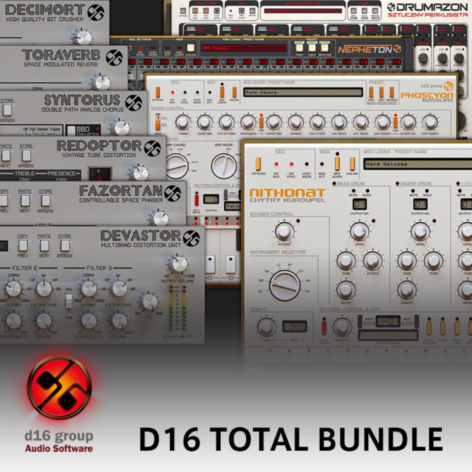 D16 Group/D16 TOTAL BUNDLE【オンライン納品】【店卸し資産あり】