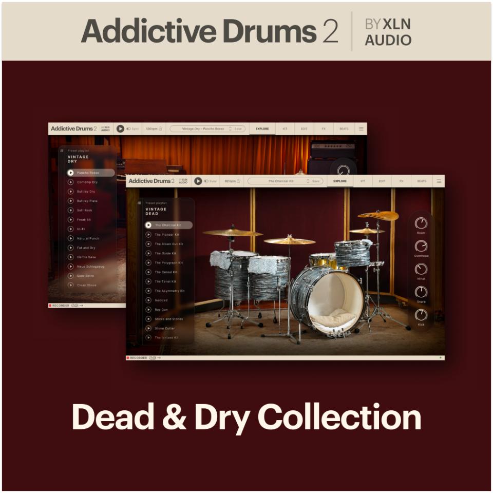 【楽天市場】xln audio/Addictive Drums 2: Dead & Dry Collection【～04/02 期間限定特価 ...