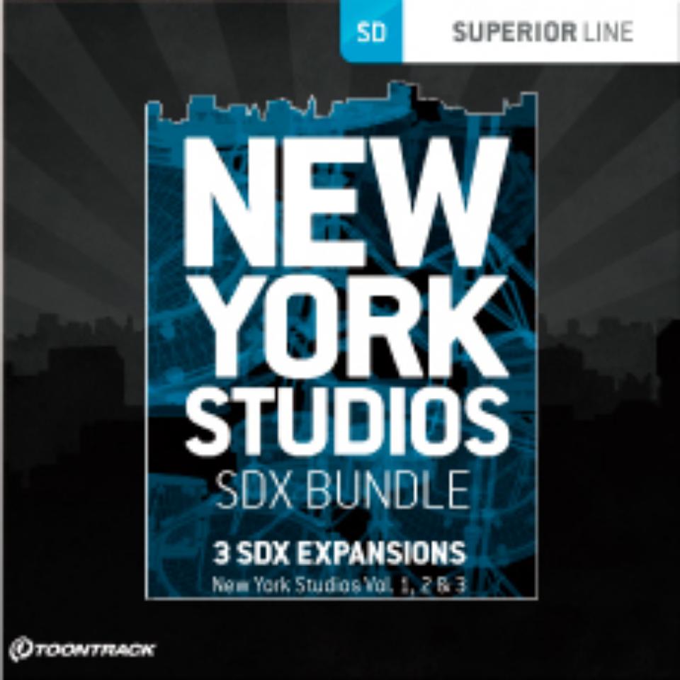 TOONTRACK/SDX BUNDLE - NEW YORK STUDIOS【オンライン納品】【店卸し資産あり】 音楽制作-PCソフト-パソコン・周辺機器