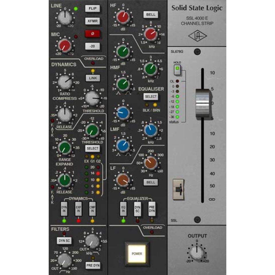 UNIVERSAL AUDIO/SSL 4000 E Channel Strip【オンライン納品】【在庫あり】