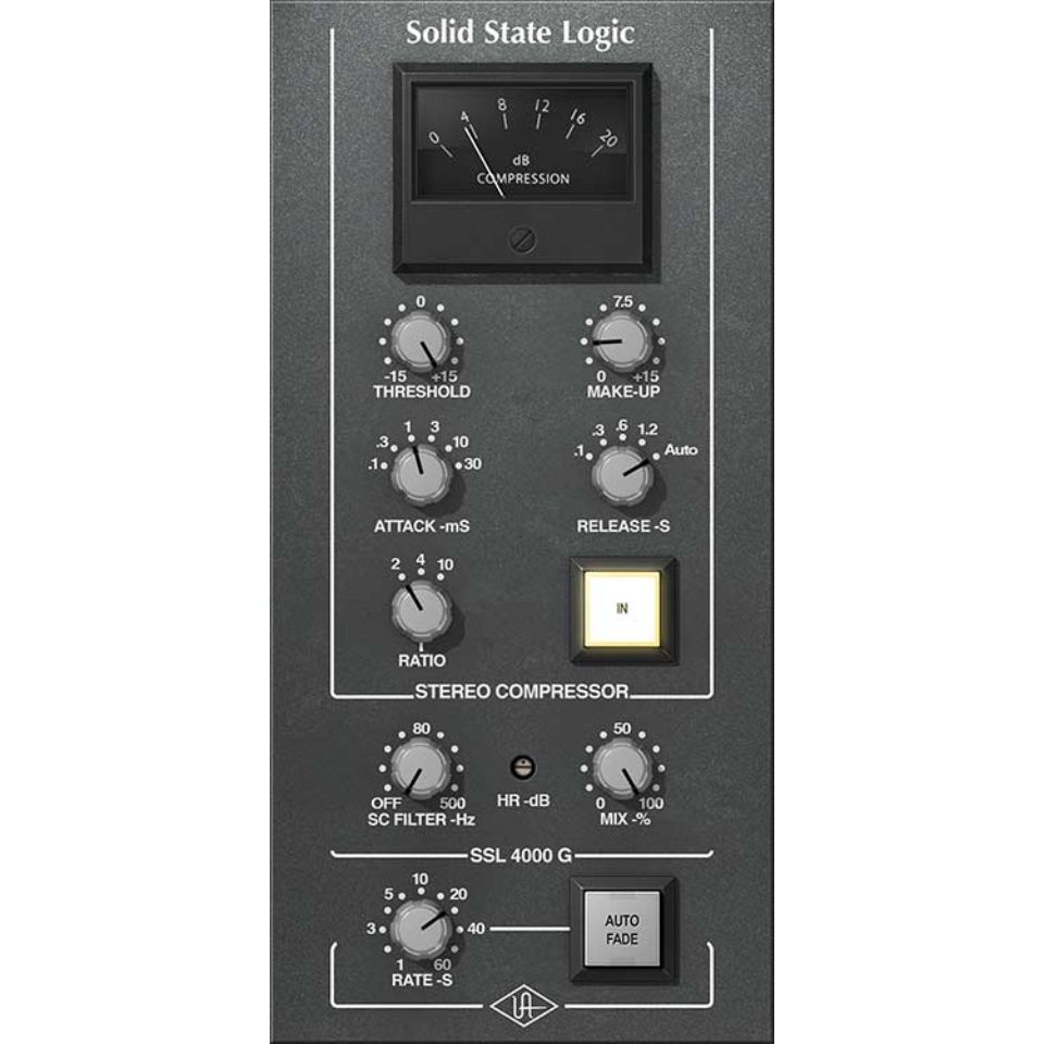UNIVERSAL AUDIO/SSL 4000 G Bus Compressor【オンライン納品】【在庫あり】 31,675円