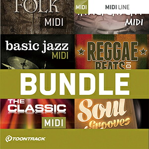 TOONTRACK/DRUM 6MIDI - INDIE & VINTAGE【オンライン納品】【在庫あり】|宮地楽器 ミュージックオンライン