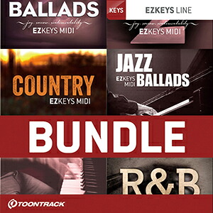 TOONTRACK/DRUM 6MIDI - SONGWRITERS DRUMPACK COLLECTION【オンライン納品】【在庫あり】