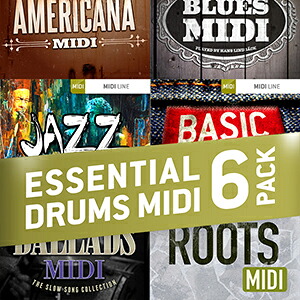 TOONTRACK/DRUM 6MIDI - ESSENTIAL DRUMS【オンライン納品】【在庫あり】｜宮地楽器　ミュージックオンライン