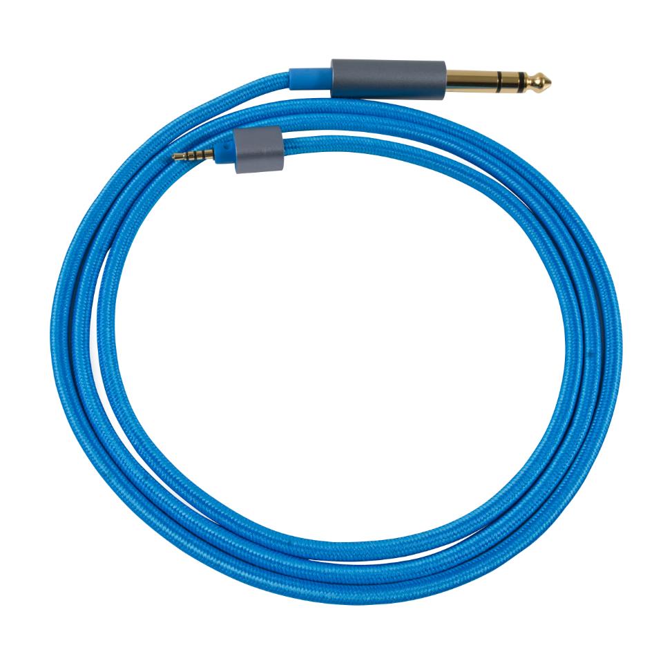 DEKONI AUDIO/Ensemble Cables HP-Split 6.35mm ブルー（長さ130cm）