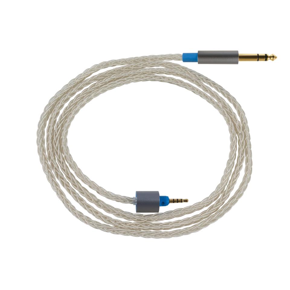 DEKONI AUDIO/Ensemble Cables HP-Split 6.35mm シルバー（長さ160cm）【CBZ-HP-64-TW-3.5】