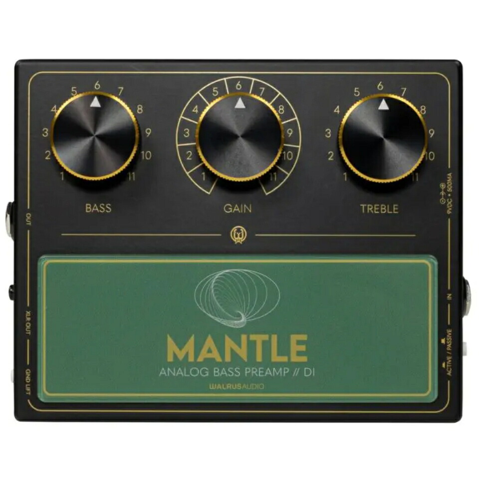 WALRUS AUDIO/Mantle Analog Bass Preamp D.I|宮地楽器 ミュージックオンライン