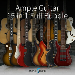 AMPLE SOUND/AMPLE GUITAR 15インチ1 FULL GUITAR BUNDLE【オンライン納品】【店卸し資産あり】