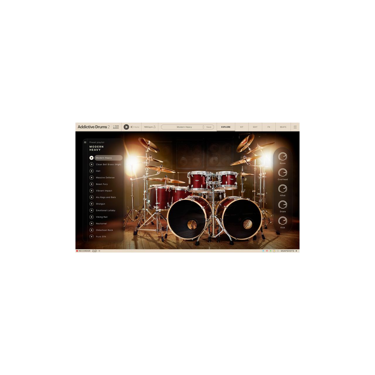 xln audio/Addictive Drums 2：Modern Heavy Adpak【オンライン納品】｜宮地楽器　ミュージックオンライン