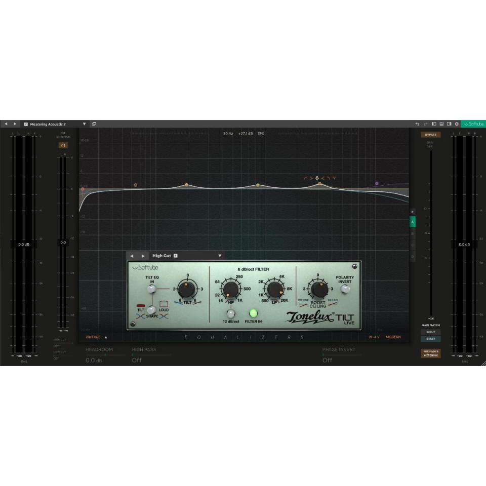 Softube/Equalizers + Tonelux Tilt and Tilt Live【オンライン納品】｜宮地楽器　ミュージックオンライン