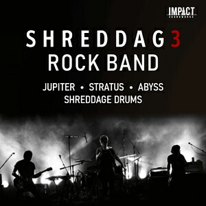 IMPACT SOUNDWORKS/SHREDDAGE 3 ROCK BAND【オンライン納品】【在庫あり】