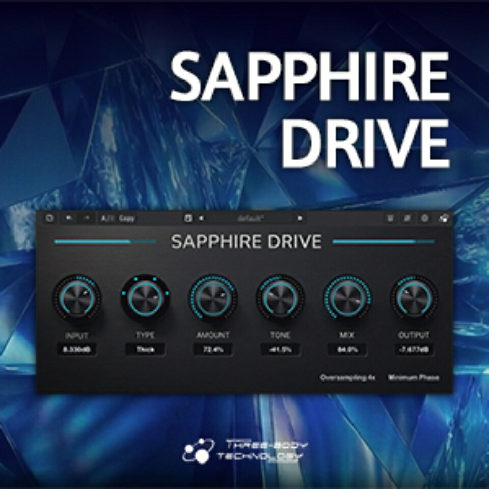 Three-Body Tech/Sapphire Drive【オンライン納品】【在庫あり】|宮地楽器 ミュージックオンライン