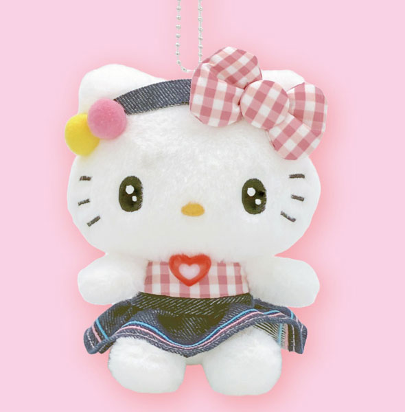 楽天市場】 ギンガムデニム ハローキティ S ぬいぐるみ サンリオ