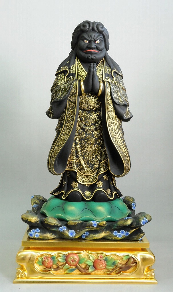 あやこ 江戸時代 木彫 彩色 金彩 天照大神 天照皇太神 像 41vBMnXrpGL.jpg_BO30,255,255,