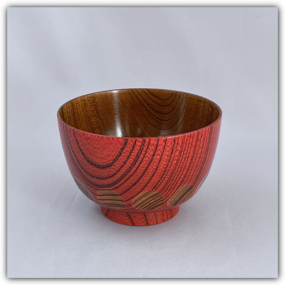 楽天市場】京漆器 汁椀 千羽鶴 朱 化粧箱入り 和食器 日本製