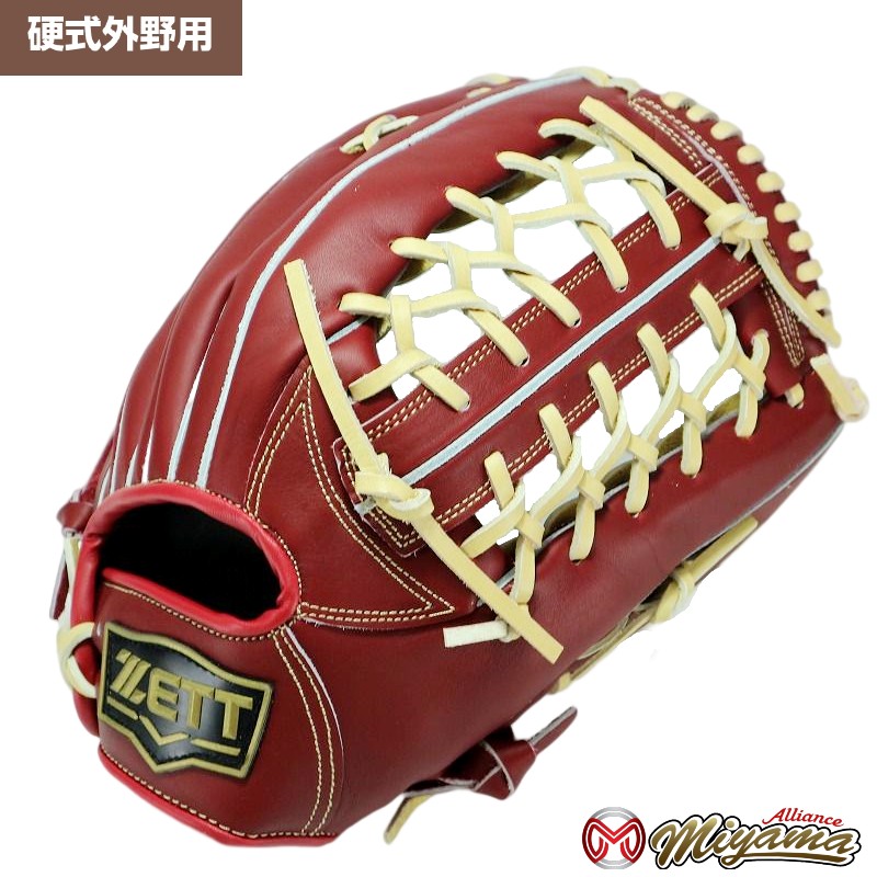 硬式野球用　外野用グローブ 楽天市場】グローブ 野球 ゼット ZETT 894 外野手用 硬式