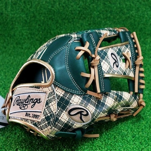 ローリングス GR4FHTGN62 内野手用 右投げ 軟式グローブ 限定チェック柄 新品　HYPER TECH GRAPHIC｜ミヤマアライアンス