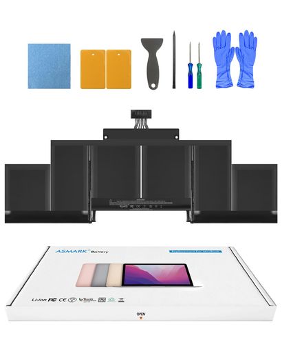 ASMARKMacbookProA1398バッテリー交換適用15インチ(Mid2015Mid2014Late2013)A1494/A1618バッテリーRetina15-inch(A1494/A1618)