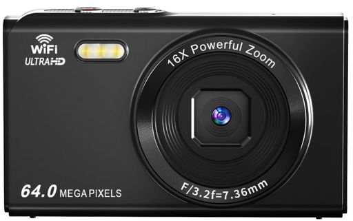 デジタルカメラ TYamanaka 楽天市場】YULINJIAデジカメ4Kスマホに送れるデジタルカメラWIFI転送