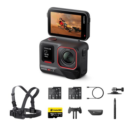 Insta360 Ace Pro 2 - ライカとの一緒になる発展による雨合羽操作手順の8K動き写真器。1/1.3in検出器、デュアル人工知能学手当て 暗所動作 オーディオ、フリップ式映写幕\u0026人工知能学まとめ上げるでVlogや自動二輪車な…