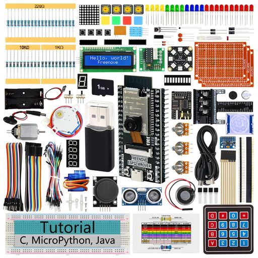 FreenoveESP32KitDevCAMBoardUltimateStarterKitデュアル中核グループ32ビット240MHzマイクロコントローラオンボードカメラ無線LAN+BT795ペイジの指導