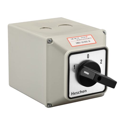 Heschenユニバーサルロータリーカムセレクターうつり変わり取り替えっこSZW26-125/D303.3D660V125AON-OFF-ON3空間的関係3相12端子お師匠さん取り替えっこ飾りつけボックス席付き添い人