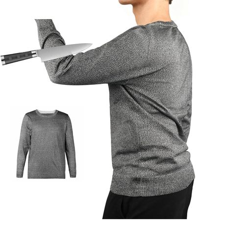 [XXITO]防刃服防刃ティーシャツチェーンソー防御すること服5大きさお選び身の丈165~190珊相応う高甚だしい衣料繊維やり方服防刃出どころ防切り身耐引き裂き性日常の外衣として不一致のない手きずを防ぐやり方着XL(180/96A)