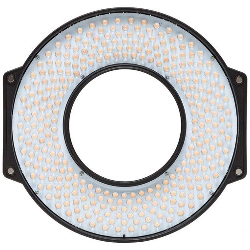 F\u0026VR300SE輪っか点火装置LED300球を積み上げるCRI952205lux5600K無座標軸調光なビデオライトレンズアダプターリング\u0026水晶体マウント内蔵小型軽さ黒丸型映画化点火装置映像媒体映画化用