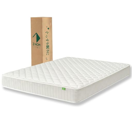 Z-HOM マットレス ダブル やや硬め 極厚20cm ポケットコイル 高反発 高密度 独立ポケットコイル580個 体圧分散 通気恒温 ベッドマットレス 寝返りサポート mattress 高級スプリング 静音 底付き…|みやらび
